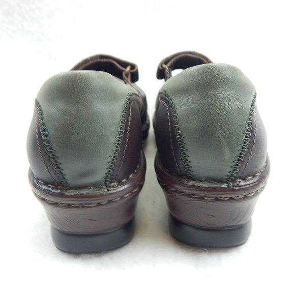 Josef Seibel Womens Brown Mary Jane Clogs Shoe Size 41 - Picture 6 of 12